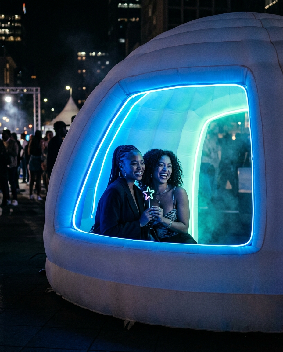 Inflatable Booth at a South African event