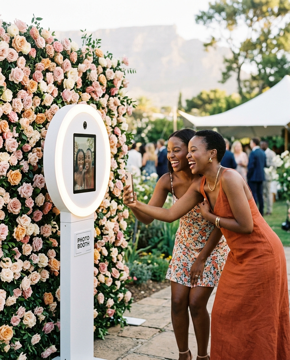 Selfie Pod at a South African event